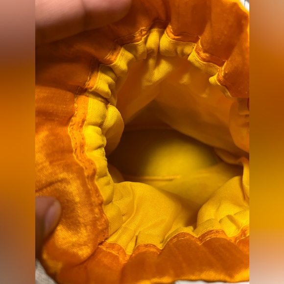 Indian Handmade Pouch Bag / Potli Purse Bag - Art Silk Drawstring - Picture 3 of 4